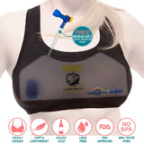 Sports Bra Hidden Flask Pouch – 25oz, Large, Leak Proof