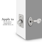 Stainless Steel Hidden Manager Tubewell Key Mortise Lock - Secret Stashing - Concealment Furniture, Diversion Safes, Home Security Safes