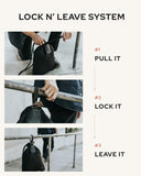 Anti Theft Backpack | Cut-Resistant Bag with Locking Strap, Lock and Waterproof Coating - Secret Stashing - Concealment Furniture, Diversion Safes, Home Security Safes