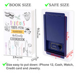 CookBook Diversion Book Safe with Real Pages with a Combination Lock