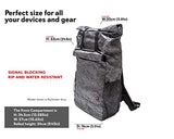 Faraday Signal Blocking Backpack with a Hidden Pocket - Secret Stashing - Concealment Furniture, Diversion Safes, Home Security Safes