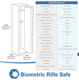 Barska Quick Access Biometric Rifle Safe - Secret Stashing - Concealment Furniture, Diversion Safes, Home Security Safes