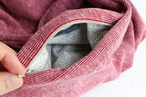 Faded Red Rib Knit Infinity Scarf with Zippered Secret Pocket - Secret Stashing - Concealment Furniture, Diversion Safes, Home Security Safes