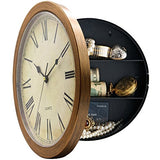 Plastic Wall Clock with Hidden Compartment - Secret Stashing - Concealment Furniture, Diversion Safes, Home Security Safes