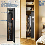 Barska Quick Access Biometric Rifle Safe - Secret Stashing - Concealment Furniture, Diversion Safes, Home Security Safes