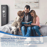 Barska Quick Access Biometric Rifle Safe - Secret Stashing - Concealment Furniture, Diversion Safes, Home Security Safes