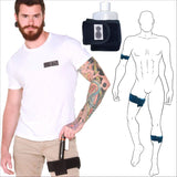Hidden Pocket Leg Strap Stash - Secret Stashing - Concealment Furniture, Diversion Safes, Home Security Safes