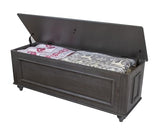 Hope Chest Bench with Locking Gun Concealment – Grey