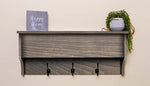 Rustic Coatrack Storage with RFID Lock – Distressed Gray
