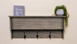 Rustic Coatrack Storage with RFID Lock – Distressed Gray