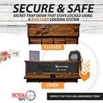 Rustic Coatrack Storage with RFID Lock – Distressed Gray