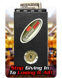 Gamblebox Pocket Cash Drop Lock Box Safe Wallet with Red Velvet Bag