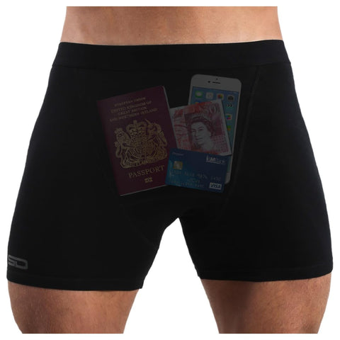 Anti Theft, Pickpocket Proof, Travel Pocket Underwear