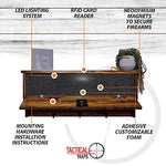 Rustic Coatrack Storage with RFID Lock – Distressed Gray
