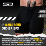 Anti Theft, Pickpocket Proof, Travel Pocket Underwear