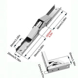 Eledabra Heavy-Duty Soft-Close Concealed Cabinet Hinges