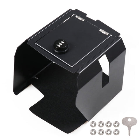 Center Console Safe for 2018–2025 Jeep Wrangler JL / Gladiator JT | 3-Digit Combo