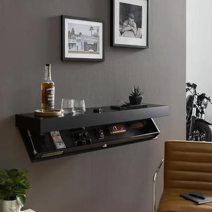 Magic Flap Wall Shelf with Hidden Secret Compartment