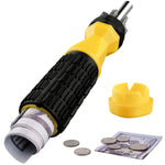 Screwdriver Diversion Safe – Hidden Steel Storage with Twist-Off Handle