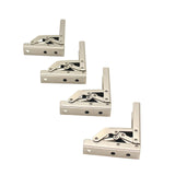STRFNEXUS Heavy-Duty Nickel-Plated Concealed Cabinet Door Hinges