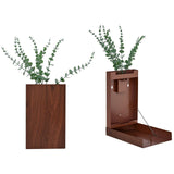 Wall Planter with Hidden Safe – Faux Eucalyptus Concealment Décor