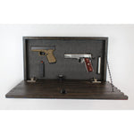 Mini American Flag Wall Display – Hidden Locking Gun Concealment