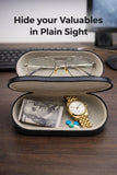 Secret Stash Double-Sided Hard Shell Eyeglass Case Diversion Safe