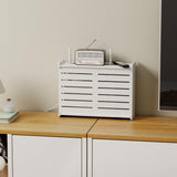 HAIDAIYA Solid Wood Wall-Mounted Router Masking Cabinet