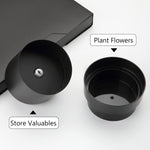 Flower Pot Diversion Safe with Key Lock