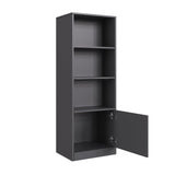 Modern Nightstand with Lockable Hidden Compartment