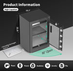 Touchscreen Biometric Fingerprint Safe Box - Secret Stashing - Concealment Furniture, Diversion Safes, Home Security Safes
