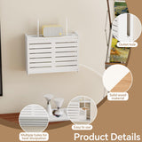 HAIDAIYA Solid Wood Wall-Mounted Router Masking Cabinet