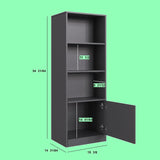 Modern Nightstand with Lockable Hidden Compartment
