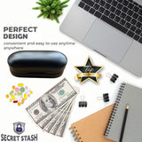 Secret Stash Double-Sided Hard Shell Eyeglass Case Diversion Safe