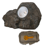 Solar Rock Light Hide-A-Key | Waterproof Hidden Key Holder