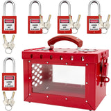 SAFBY Heavy-Duty OSHA-Compliant 13-Slot LOTO Station