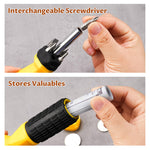 Screwdriver Diversion Safe – Hidden Steel Storage with Twist-Off Handle