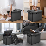 DocSafe Fireproof, Waterproof Storage Ottoman with Lock