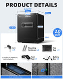 DAYI Heavy-Duty Digital Home Safe with Fireproof Document Bag