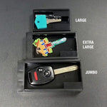 Lucky Line Extra Large Magnetic Key hider Case Key Holder for Large Keys (9121) - Secret Stashing - Concealment Furniture, Diversion Safes, Home Security Safes