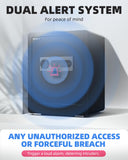 DAYI Heavy-Duty Digital Home Safe with Fireproof Document Bag