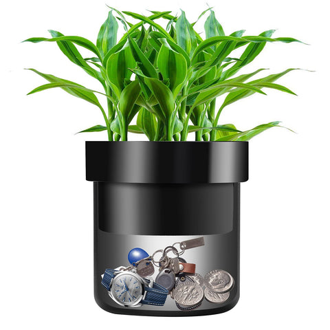Flower Pot Diversion Safe with Key Lock