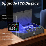 Biometric Portable Gun Safe with LCD