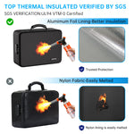 Fireproof & Water-Resistant Document Organizer