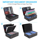 Fireproof & Water-Resistant Document Organizer