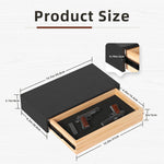 Wood Concealment Floating Shelf with Hidden Drawer (15.7″)