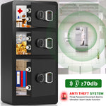 Extra Large Home Safe Fireproof Waterproof with 3 Doors - Secret Stashing - Concealment Furniture, Diversion Safes, Home Security Safes