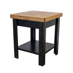 Concealment Nightstand with Hidden Compartment – Black/Honey