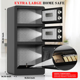 Extra Large Home Safe Fireproof Waterproof with 3 Doors - Secret Stashing - Concealment Furniture, Diversion Safes, Home Security Safes