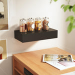 Wood Concealment Floating Shelf with Hidden Drawer (15.7″)